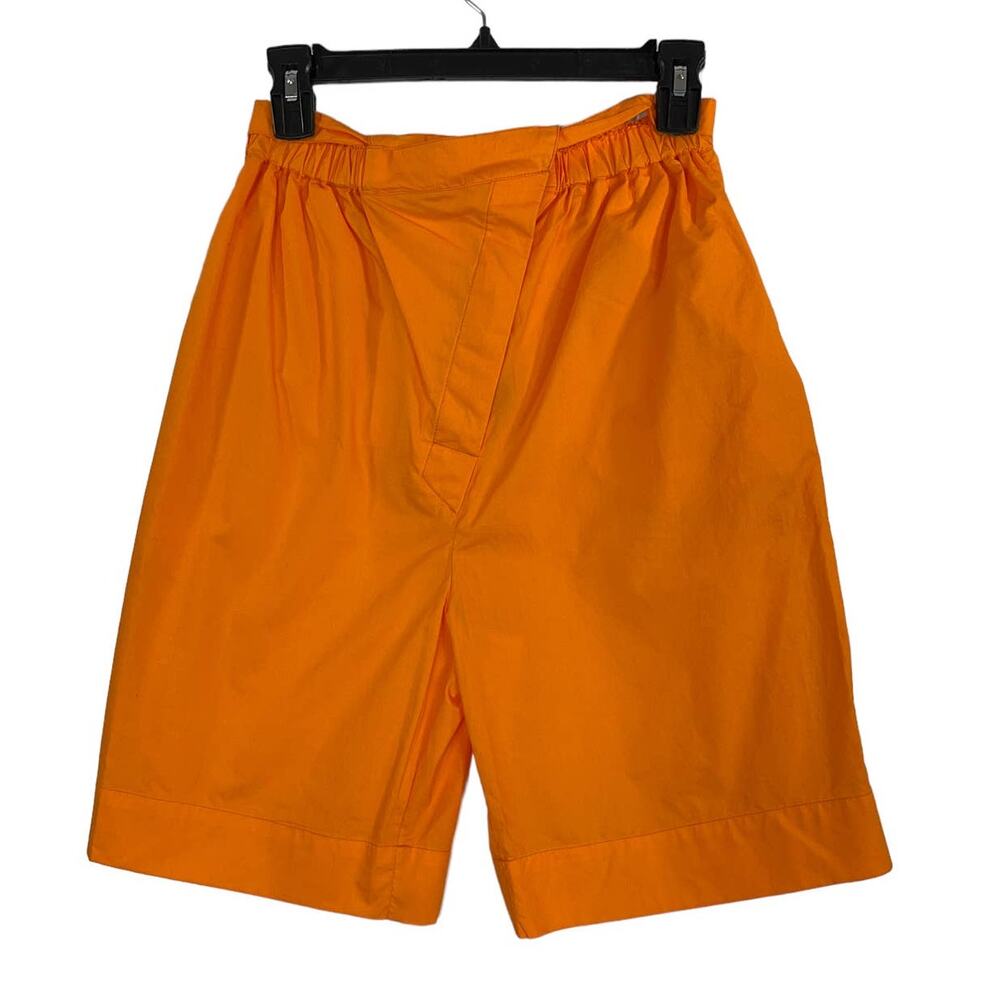 Nicholas shorts orange Tabitha high waisted wrap belt